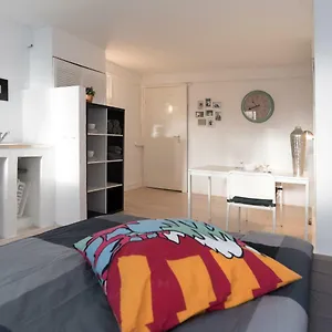 White & Black Studio Apartment